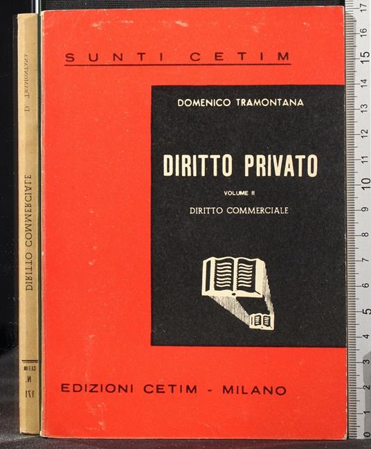Sunti Cetim. Diritto Privato. Vol - Domenico Tramontana - copertina
