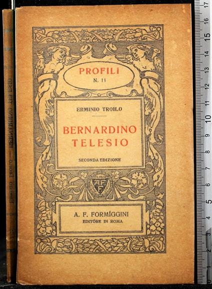 Bernardino Telesio - Erminio Troilo - copertina