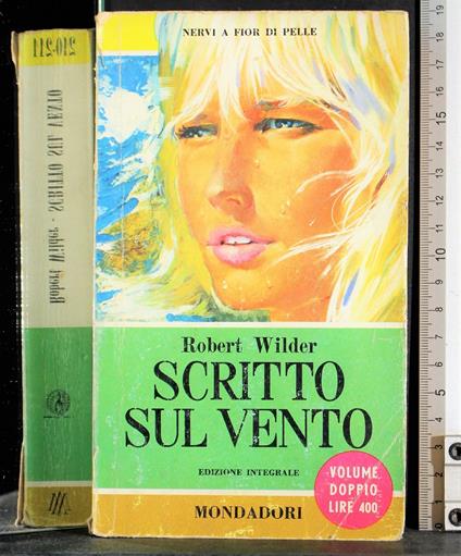 Scritto sul vento - Robert Wilder - copertina