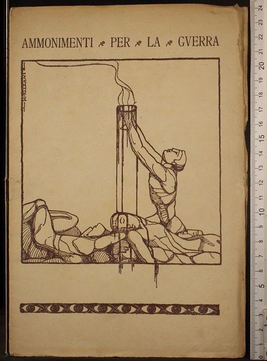 Ammonimenti per la guerra - copertina