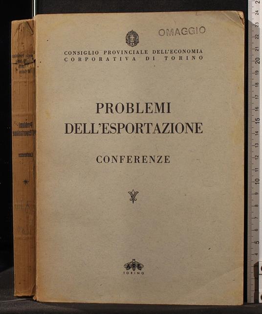 Problemi dell'esportazione. Conferenze - copertina