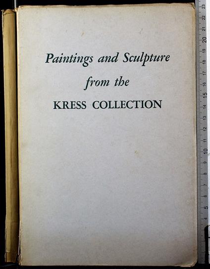 Paintings and sculpture from the kress collection - copertina