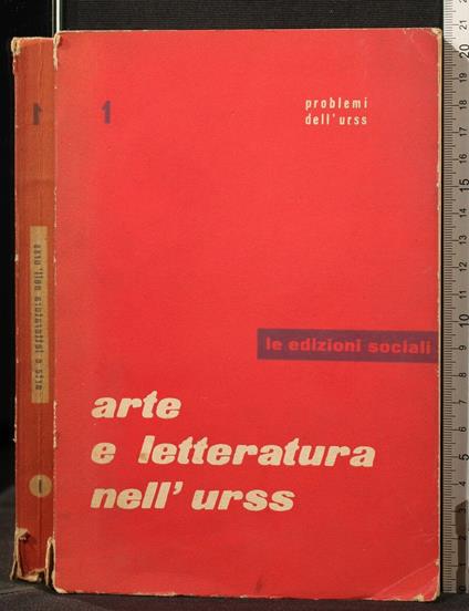 Arte e Letteratura Nell'Urss - copertina
