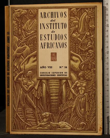 Archivos Del Instituto De Estudios Africanos N 32 - copertina
