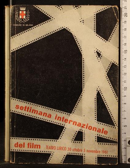 Settimana internazionale del film. Teatro lirico 1961 - copertina