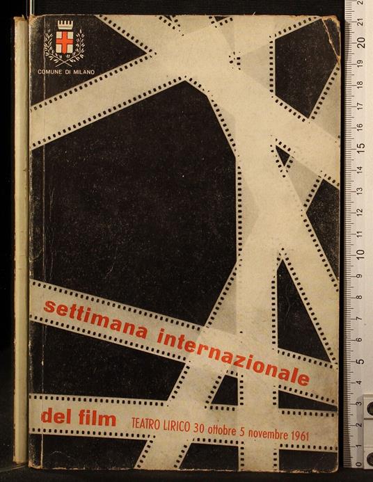 Settimana internazionale del film. Teatro lirico 1961 - copertina