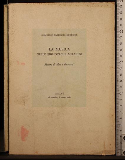 La musica nella biblioteche milanesi - copertina