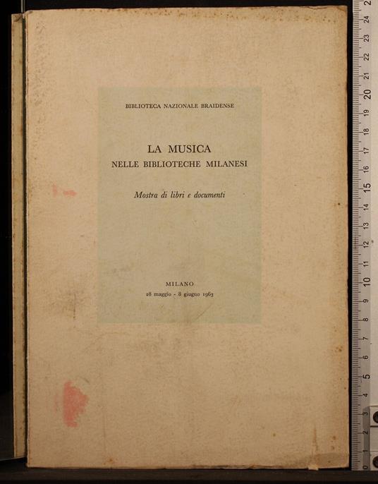 La musica nella biblioteche milanesi - copertina