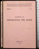 Elementi di tecnologia per sarte