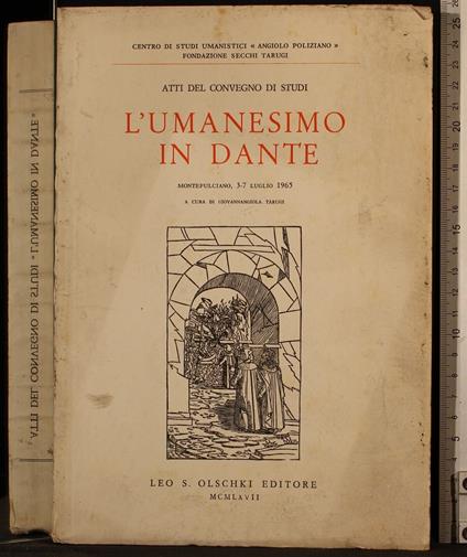 L' umanesimo in Dante - copertina