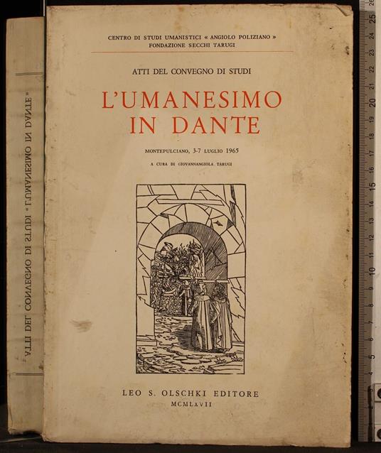 L' umanesimo in Dante - copertina