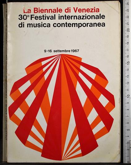 La biennale di Venezia. 30°Festival internazionale di musica. - copertina