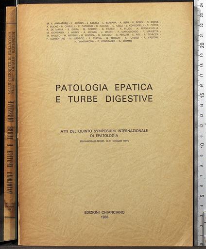 Patologia Epatica e turbe digestive - copertina