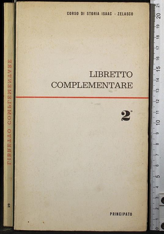Libretto complementare 2 - copertina