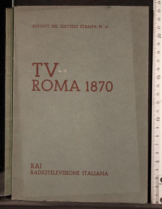 Tv Roma 1870 - copertina