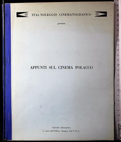 Appunti sul cinema polacco. Cartella informativa - copertina