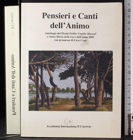 Pensieri e canti dell'animo - copertina