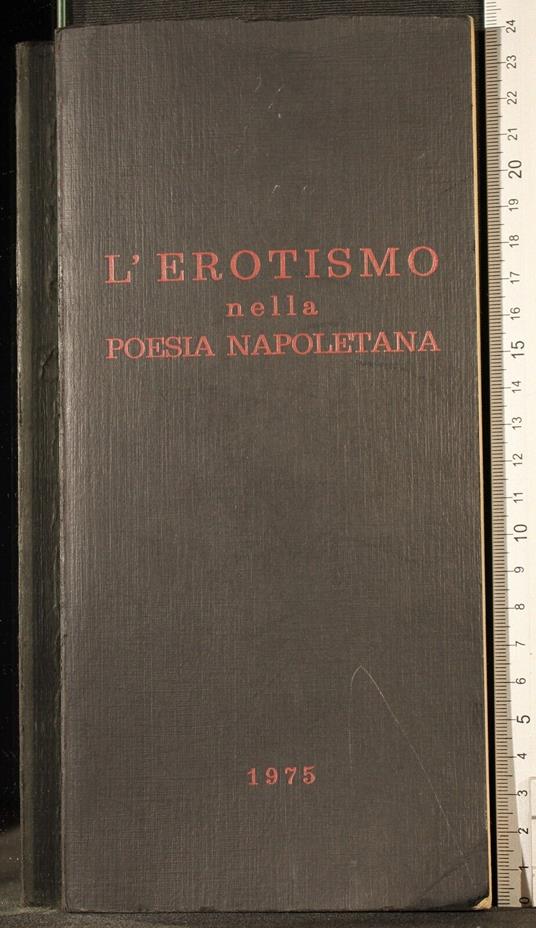 L' erotismo nella poesia napoletana - copertina