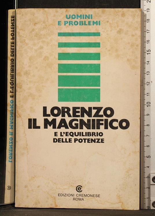 Lorenzo il Magnifico e l'equilibrio delle potenze - copertina