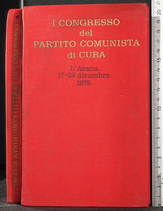 1 Congresso Del Partito Comunista di Cuba - copertina