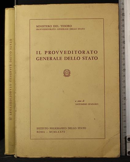 Il provveditorato generale dello stato - copertina