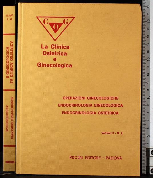 Operazioni ginecologiche endicronologia ginecologica o.. II N 2 - copertina