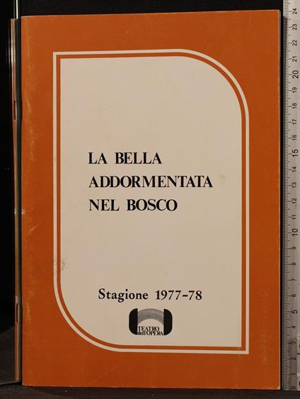 La bella addormentata nel bosco - copertina