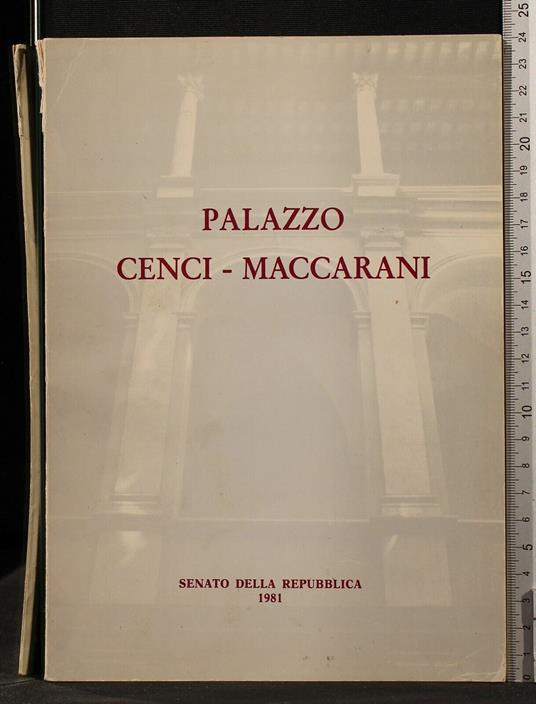 Palazzo Cenci-Maccarani - copertina