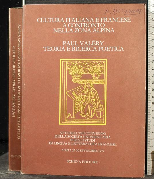 Cultura Italiana e Francese a Confronto Nella Zona - copertina