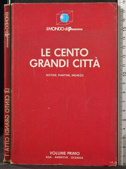 Le cento grandi città. Vol 1 - copertina