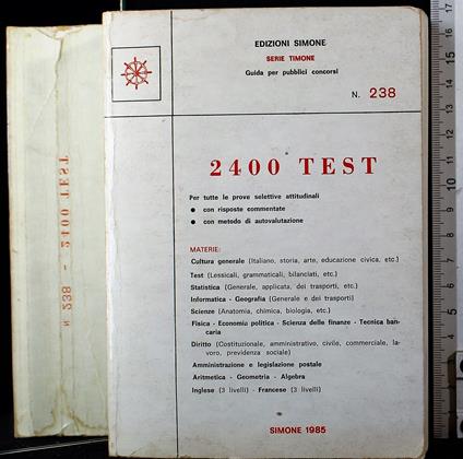 2400 Test - copertina