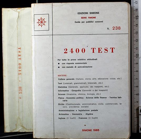 2400 Test - copertina