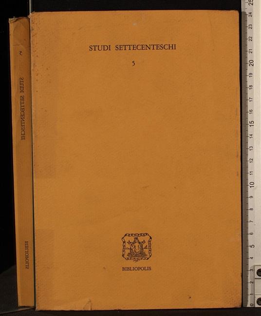 Studi settecenteschi 5 - copertina