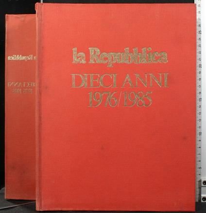 Dieci Anni 1976/1985 - copertina
