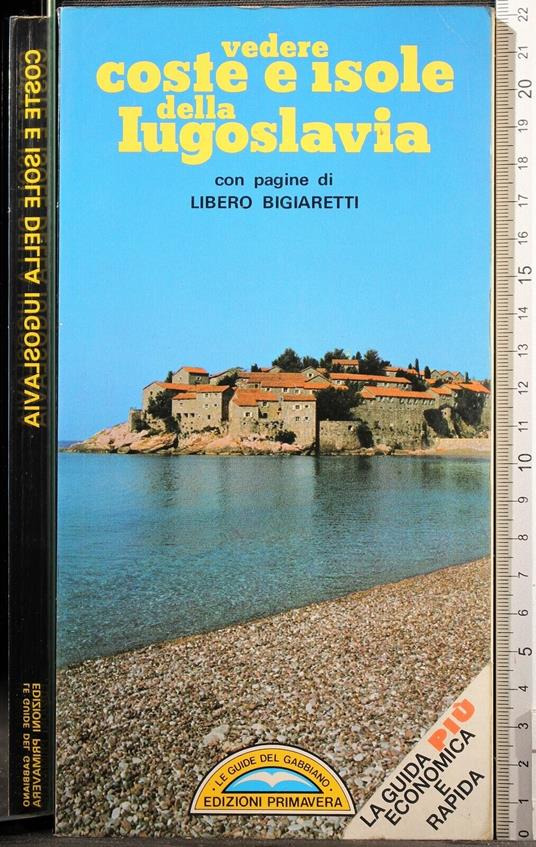 Vedere coste e isole della Jugoslavia - copertina
