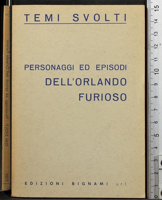 Personaggi ed episodi dell'Orlando Furioso - copertina