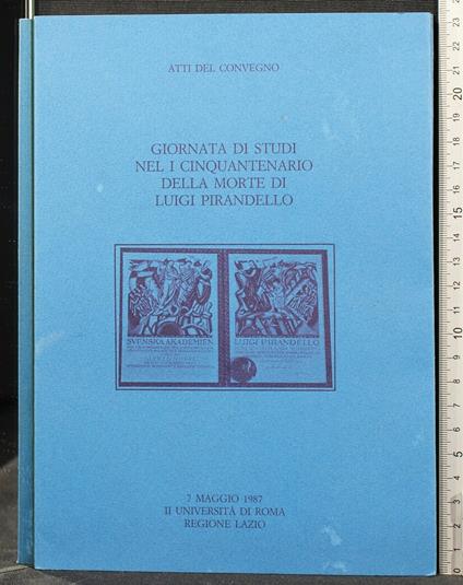 Giornata Nel Cinquantenario Della Morte di Pirandello - copertina