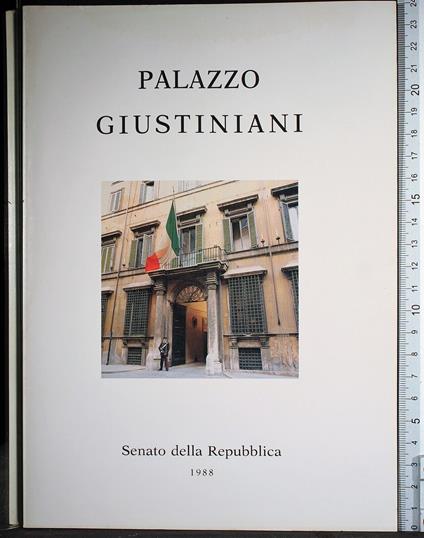 Palazzo Giustiniani Senato della Repubblica - copertina
