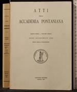 Atti Della Accademia Pontaniana Xxxvii. Anno Accademico 1988