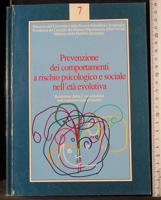Prevenzione dei comportamenti a rischio psicologico e sociale n. - copertina