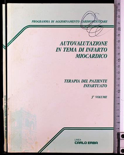 Autovalutazione in tema diinfarto miocardico vol 3 - copertina