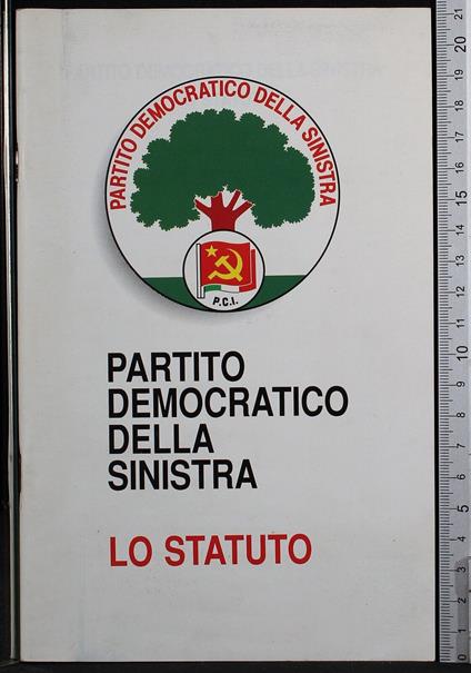 Partito democratico della sinistra. Lo statuto - copertina