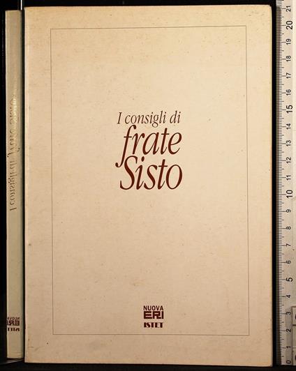 I consigli di frate Sisto - copertina