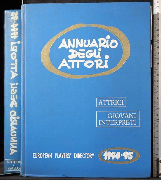 Annuario degli attori. Attrici 1994/95 - copertina