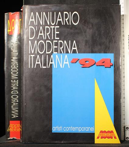 Annuario d'arte moderna Italiana '94. Artisti contemporanei - copertina
