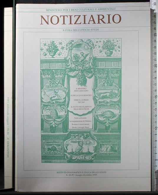 Notiziario N 48-49 1995 - copertina