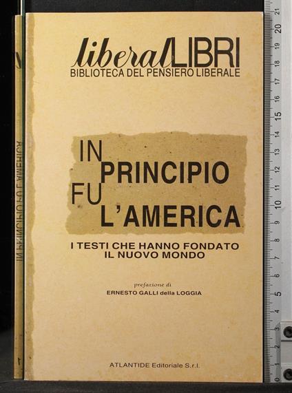 In principio fu l'America - copertina
