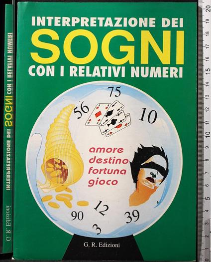 Interpretazione dei sogni con i relativi numeri - copertina