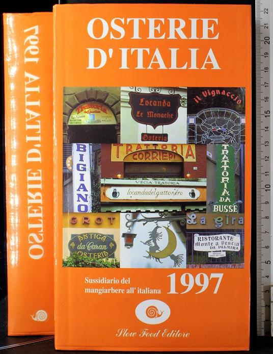 Osterie d'Italia 1997 - copertina