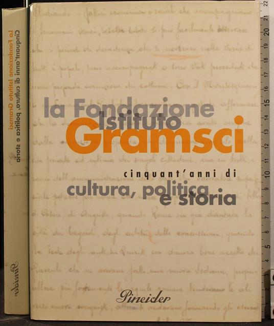 Fondazione Istituto Gramsci. Cinquant'Anni di Cultura, Poli. - copertina